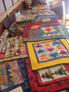 Katharine brought lot's of samples to inspire us