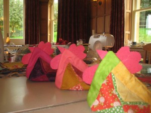 And some made and extra project - Chicken door stop!