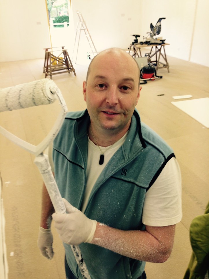 His is how covered in  white he was only after half a day ...