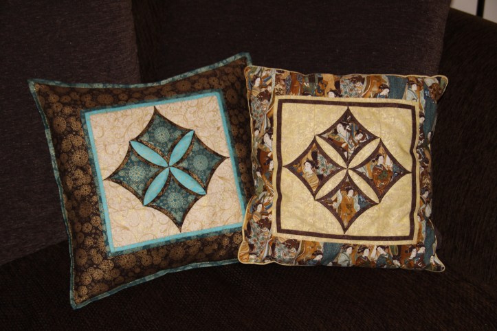 cathedral window cushion