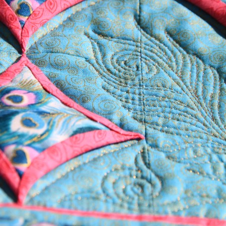 Cathedral window patchwork by Vendulka Battais