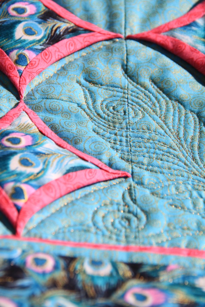 Cathedral window patchwork by Vendulka Battais