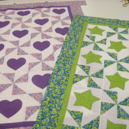 cot quilt pinwheel