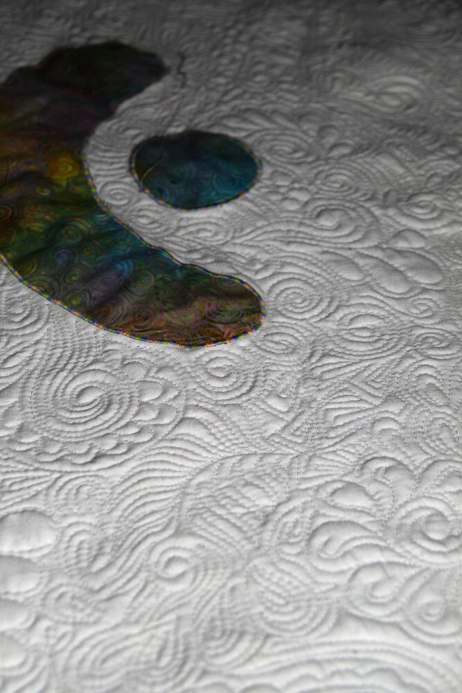 Doodle free motion quilting