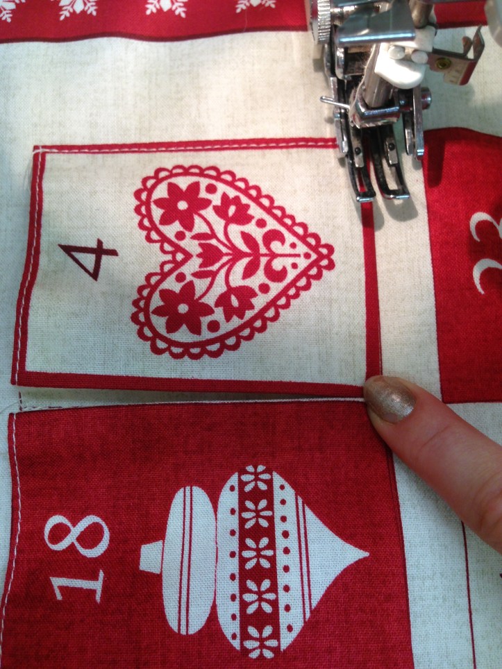 Advent calendar panel DIY