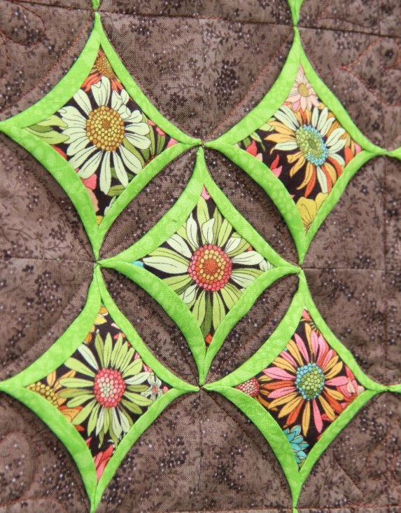 Cathedral window Cross by vendulka battais